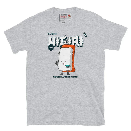 McLaren Tee Hub T-shirt Sport Grey / S Nigiri Sushi Lovers Club T-Shirt – Funny Japanese Food Tee