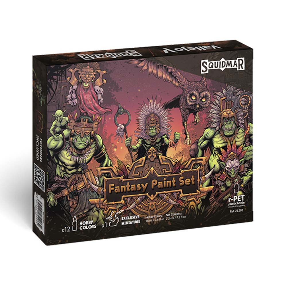 Paint Vallejo Squidmar Fantasy Paint Set (x12) 8429551722032