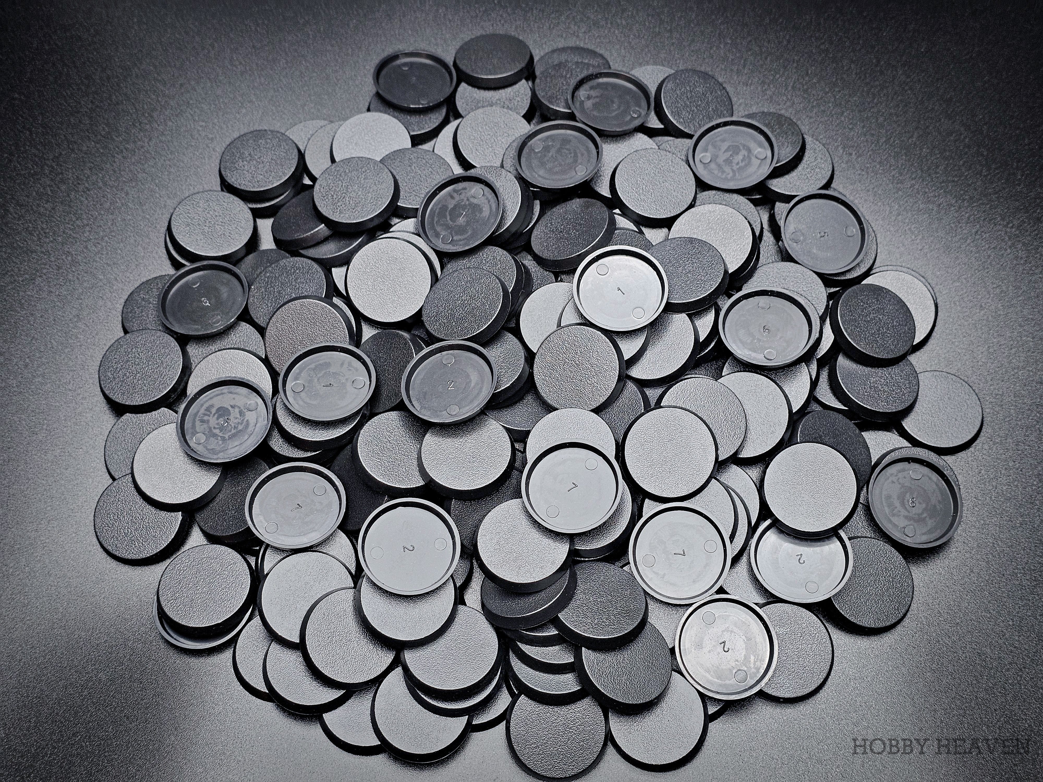 Base 32mm Round Plain Plastic Bases