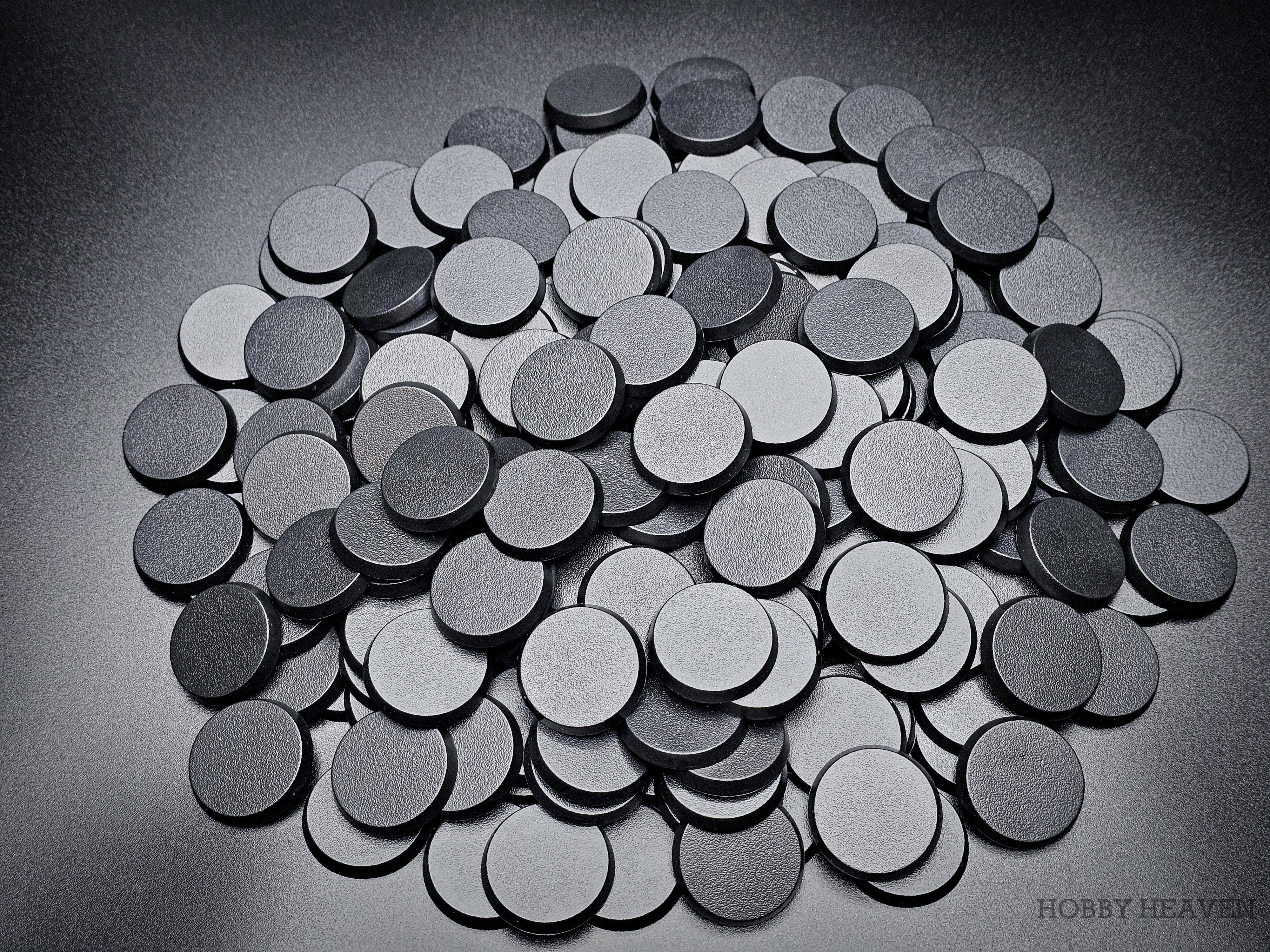 Base 32mm Round Plain Plastic Bases