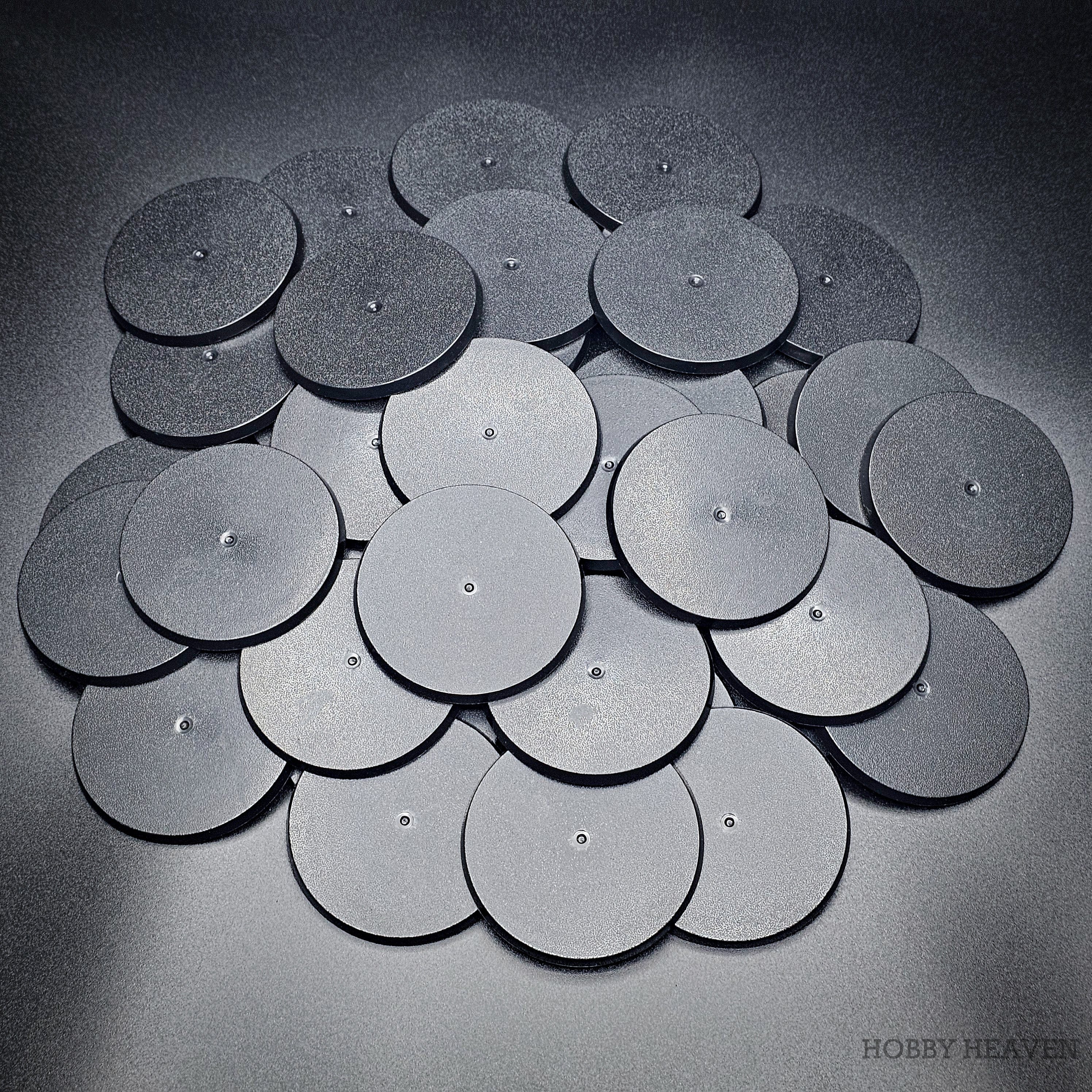 Base 70mm Round Plain Plastic Bases