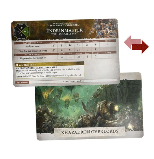 Wargame Accessories Warscroll Cards: Kharadron Overlords 5011921249855