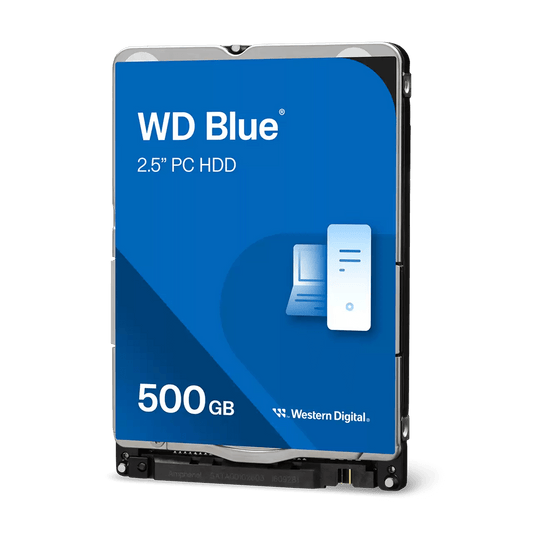 500 GB WD 2.5" Blue Mobile Hard Drive 5400RPM  7mm up to 2TB 0718037845524