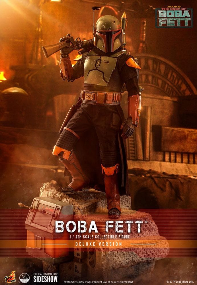 Collectibles Hot Toys - Star Wars: The Book of Boba Fett Action Figure 1/4 Boba Fett (Deluxe Version) 45cm 4895228610744