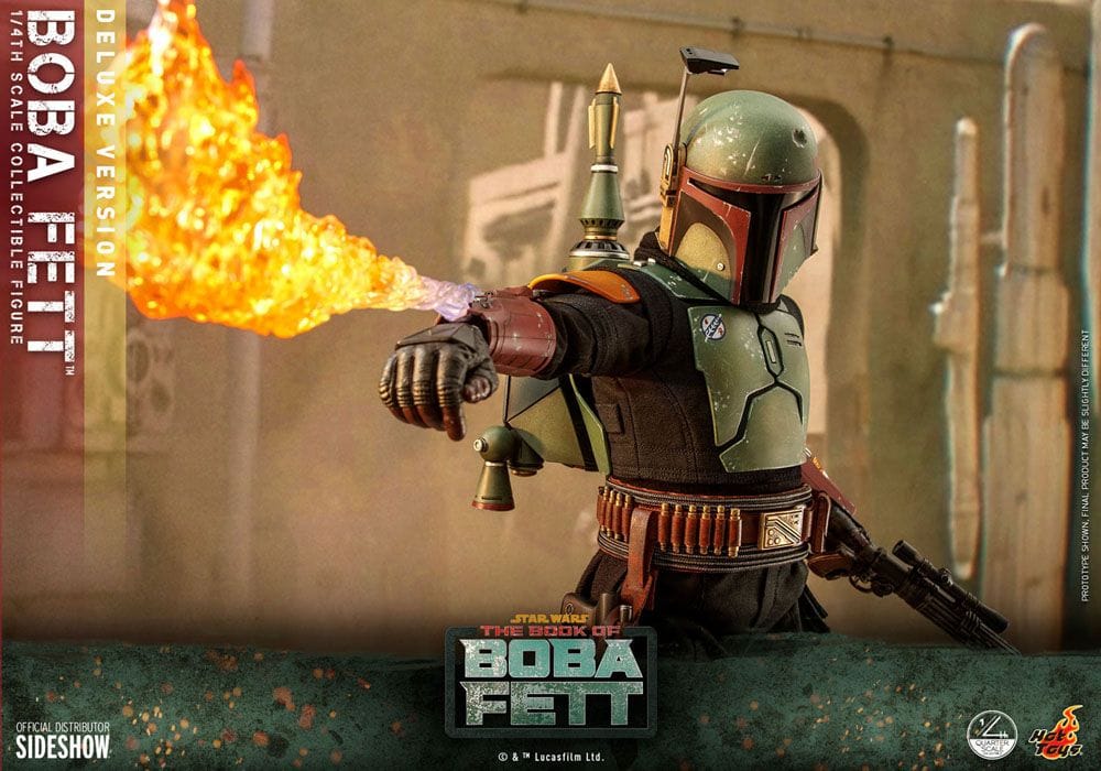 Collectibles Hot Toys - Star Wars: The Book of Boba Fett Action Figure 1/4 Boba Fett (Deluxe Version) 45cm 4895228610744