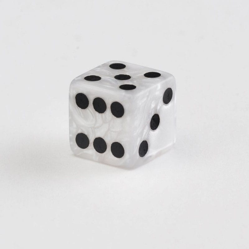 Dice Q Workshop Dice Set Full Pack D6 Pearl (20) 5907699498437