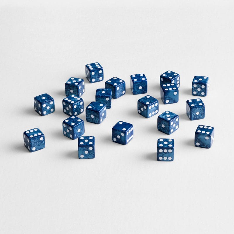 Dice Q Workshop Dice Set Full Pack D6 Cobalt (20) 5907699498451