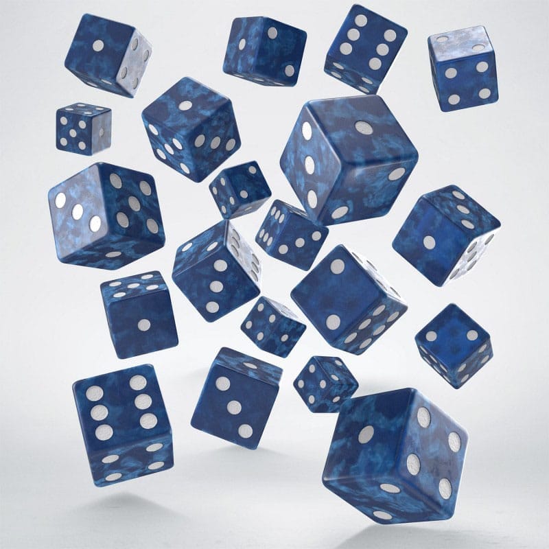 Dice Q Workshop Dice Set Full Pack D6 Cobalt (20) 5907699498451