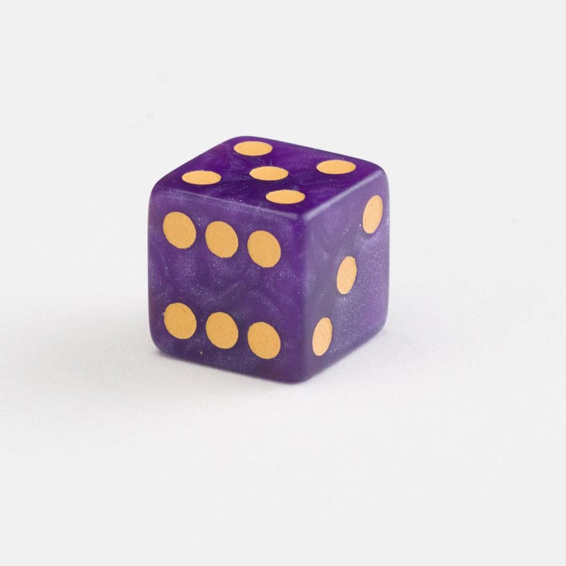 Dice Q Workshop Dice Set Full Pack D6 Shimmering Purple (20) 5907699498468
