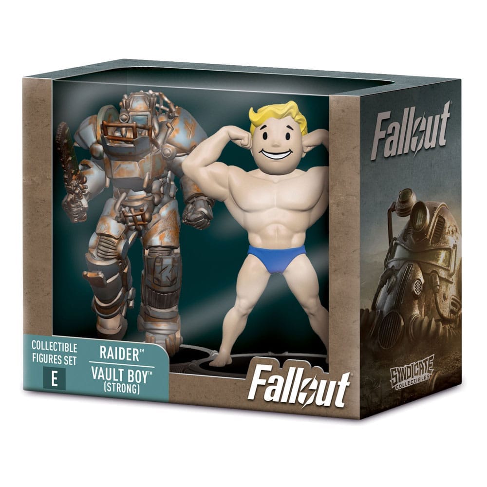 Collectibles Fallout Mini Figures 2-Pack - Raider & Vault Boy (Strong) 840282631543
